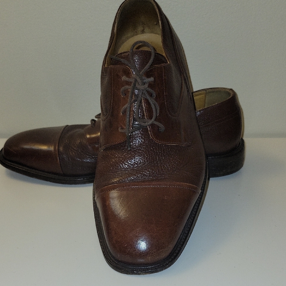 Classic Brown Leather Men's Shoes